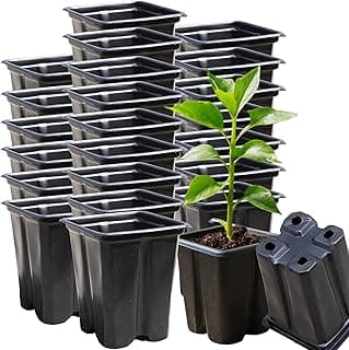 Kit 50 vasos pequenos pretos 8cm 350ml para mudas e plantas - flexível, leve e resistente