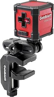 Nível laser Goldblatt G09208 em vermelho e preto com suporte