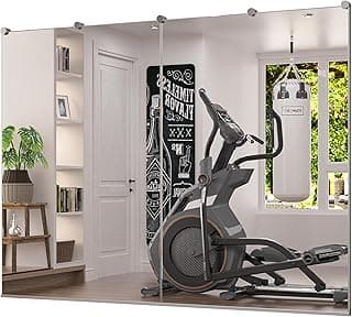 Espelho de parede grande para academia em casa, 122 cm x 81 cm, para exercícios e dança