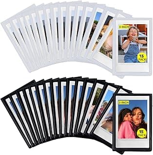 Pacote com 30 mini porta-retratos magnéticos de 7,6 cm para Fujifilm Instax Mini Polaroid filme instantâneo
