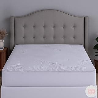 Protetor de colchão lavável antiácaros king size branco