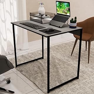 Mesa Para Home Office Inaugura Móveis Cor Freijó Escrivaninha Industrial Quarto Notebook Escritorio Computador Para Estudos Grande (Cinza)