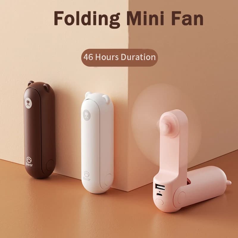 Youpin ventilador portátil mini ventilador usb recarregável 4500mah silencioso refrigerador de ar ventilador mano ventoinha portátil