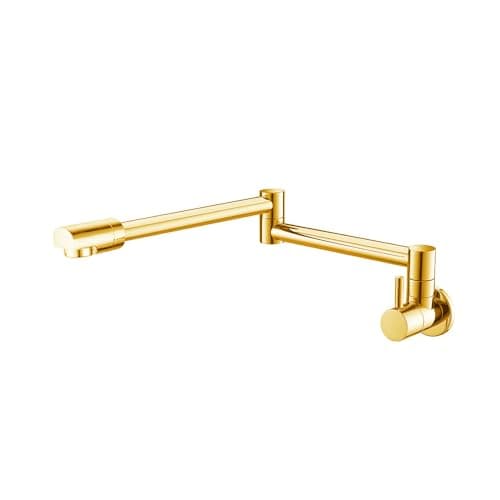 YESOP Torneira Gourmet De Pia Cozinha Parede Flexível 1/4v Dourado