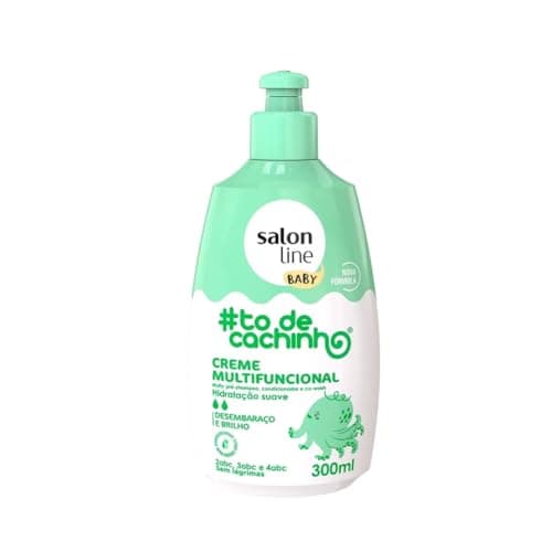 Salon Line, Creme Multifuncional, ToDeCachinho, Baby, Vegano - Cabelos Ondulados, Cacheados e Crespos, 300 ml
