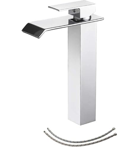 YESOP Torneira Bancada Banheiro Cascata Pia Luxo Lavabo Cromada 30 CM