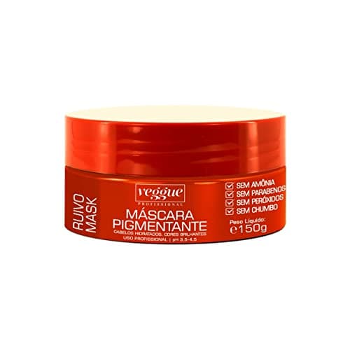 Máscara Matizadora Tonalizante Ruivo Cobre Veggue Profissional 150ml