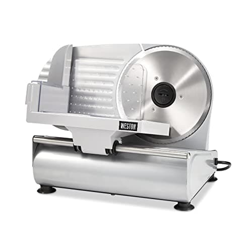 Weston Fatiador Deli elétrico carne 61-0750-W 19,05 cm, aço inoxidável