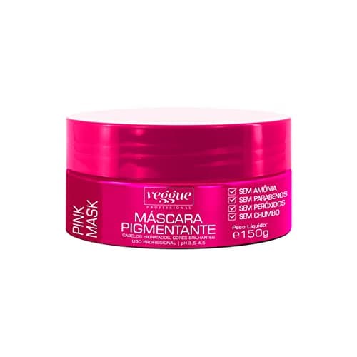Máscara Capilar Matizadora Rosa Pink Veggue 150mL