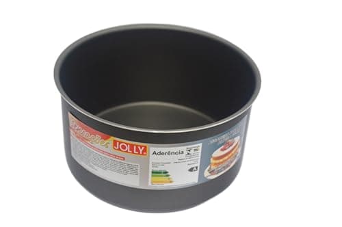 Assadeira Redonda Extra Alta 20 em Alumínio Antiaderente - 20 X 10 Cm