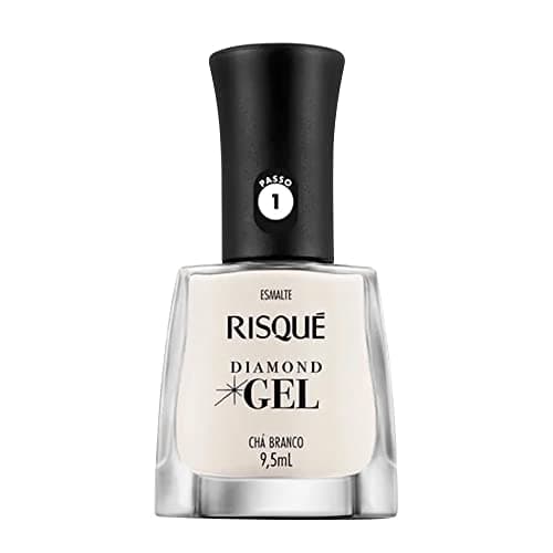 Risqué Esmalte Diamond Gel Chá Branco Natural 9 5 Ml