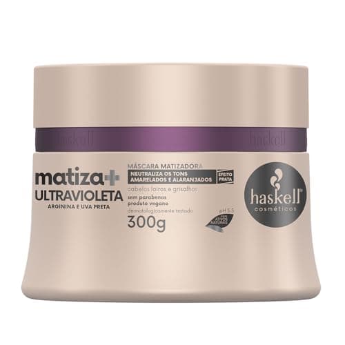 Máscara Matizadora Ultravioleta Matiza+ 300g, Haskell Roxo