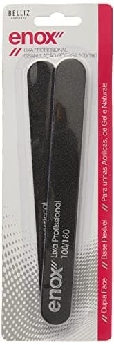 Enox Lixa Profissional Granulação Grossa 100/180 Clássica com 2 Unids