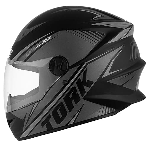 Capacete Moto Fechado R8 Preto/Prata Tam. 62