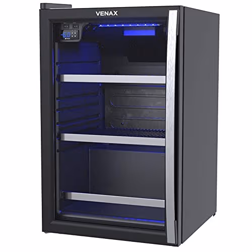 Cervejeira Venax Blue Light 100 Preto Fosco Porta Invertida (220V)