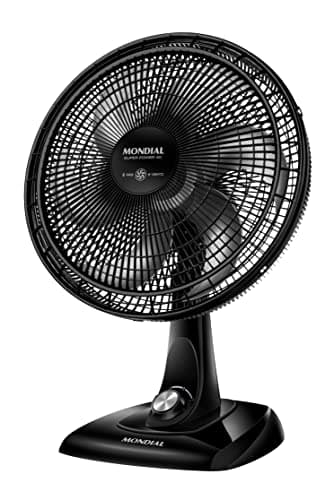 MONDIAL Ventilador de Mesa 40cm Super Power, Preto/Prata, 140W, 110V - VSP-40-B