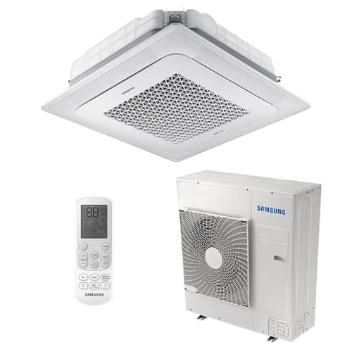 Ar-condicionado Split Inverter Cassete 36000 Btus Samsung branco com controle remoto