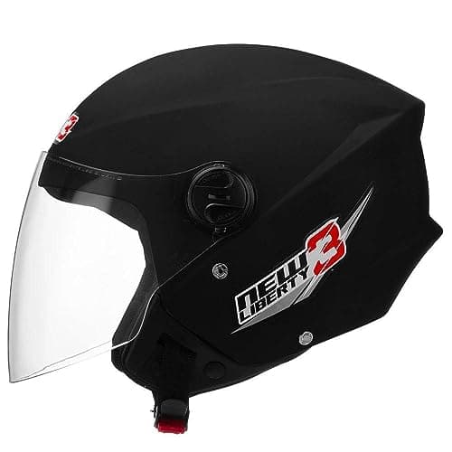 CAPACETE ABERTO PRO TORK NEW LIBERTY 3 SOLID PRETO FOSCO TAM. 60