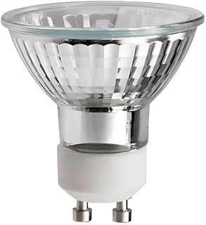 Lâmpada halógena 50W GU10 2800K branco quente, kit de 2 lâmpadas