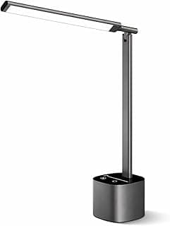 Luminária de mesa LED ajustável recarregável dobrável alumínio 5000mah portátil