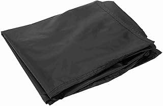 Capa preta para churrasqueiras, resistente à prova d'água, dobrada