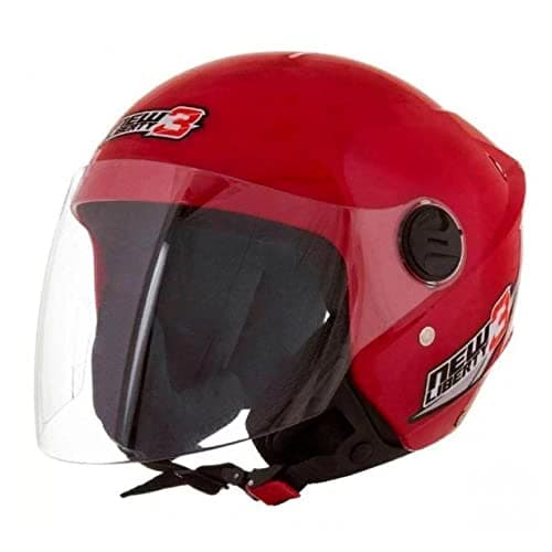 CAPACETE ABERTO PRO TORK NEW LIBERTY 3 SOLID VERMELHO TAM. 58