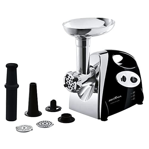 Moedor de carne, 350W, Preto, 110v, Britânia