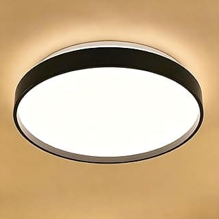 BEMMY Luminária de Teto 34CM, Luz De Teto com 3 Cores Claras para Sala de Jantar, Quarto, Cozinha, Café, Lustre de LED Pendente, Luminária Pendente de LED (85-265V)