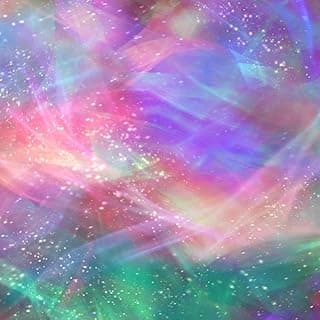 Quadro decorativo colorido com arco-íris e estrelas para quarto infantil e área de lazer 30x30cm