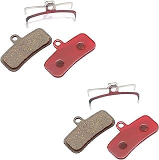 2 Pares de Pastilhas de Freio a Disco Bicicleta Bike em Resina 4 Pistões Com Pinça Deore TWS GTS Absolute