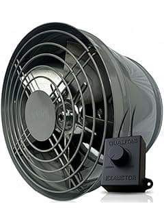 Exaustor EQ200M2AT 20cm Bivolt Churrasqueira Coifa Espaço Gourmet Voltagem:127/220V