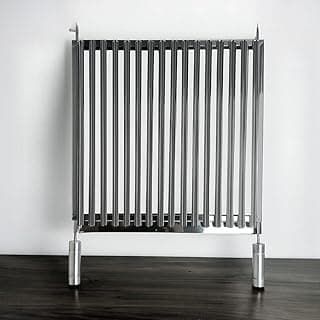 Grelha Argentina em Aço Inox com Canaletas e Coletor de Gordura para Churrasqueira(40x50)