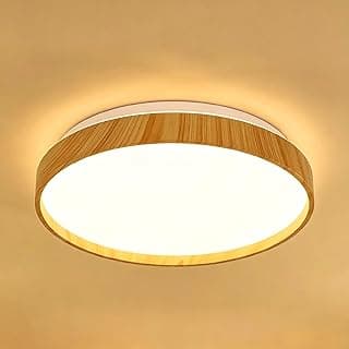 BEMMY Luminária de Teto 34CM, Luz De Teto com 3 Cores Claras para Sala de Jantar, Quarto, Cozinha, Café, Lustre de LED Pendente, Luminária Pendente de LED (85-265V)