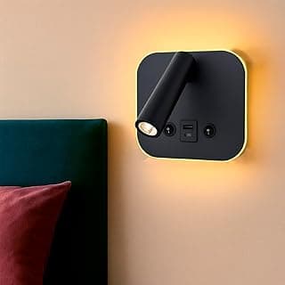 Arandela De Parede Leitura Flexível Led Usb E Usb-c Bet96