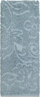 Toalha de banho Jacquard 100% algodão Teka Florença azul