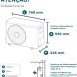 Nome: Ar-Condicionado Bi Split Inverter Daikin 18.000 (1x Evap HW 9.000 + 1x Evap HW 12.000) Só Frio 220V Marca: Daikin Modelo: 3MKC18S5VL|CTKC09S5VL Tipo: Split Cor: Branco Dimensões do produto: 22,3 cm (profundidade) x 77 cm (largura) x 28,5 cm (altura) Peso: 8 kg Capacidade: 18.000 BTUs Energia de resfriamento: 18000 Unidades térmicas britânicas Voltagem: 220 Volts Ruído: 37 dB Componentes incluídos: 3MKC18S5VL|CTKC09S5VL Tipo de instalação: Split Disponível para compra desde: 11 dezembro 2023 ASIN: B0CPZVZHTP Energia: 5 Estrelas (Energy Star) Funcionamento: Não funciona a bateria ou pilha Controles: Dois controles remotos visíveis Diferenciais: Compatível com módulo Wi-Fi (opcional) Categoria Amazon: Eletrodomésticos > Casa > Ar e Ventilação > Ar-Condicionado > Ar-Condicionado Split