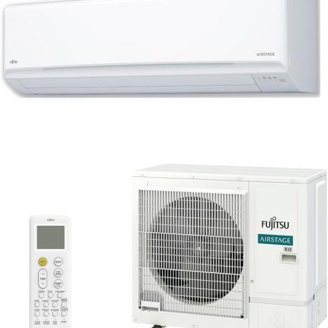 Produto: Ar Condicionado Split Hi Wall Fujitsu Inverter Airstage Premium 18.000 Btus Frio 220v R-32 Atributos Visuais: - Cor: Branco - Tipo: Minisplit - Componentes: Unidade interna, unidade externa, controle remoto - Design: Moderno e compacto Especificações Técnicas: - Refrigerante: R-32 - Tensão: 220 Volts - Peso: 53,5 Quilogramas - Dimensões do produto: 80 x 73,7 x 72 cm - Configuração: Split Funcionalidade: - Compressor inverter: energia eficiente - Controles sofisticados via controle remoto Diferenciais: - Marca: Fujitsu - Modelo: ASBG18CMBA / AOBG18CMCA - Avaliação: 5,0 de 5 estrelas Informações Adicionais: - Disponível desde: 1 dezembro 2023 - Ranking de venda: Nº 70.775 em categoria Casa, Nº 844 em Ar-Condicionado Split - Categoria Amazon: Eletrodomésticos > Casa > Ar e Ventilação > Ar-Condicionado > Ar-Condicionado Split Marca: Fujitsu