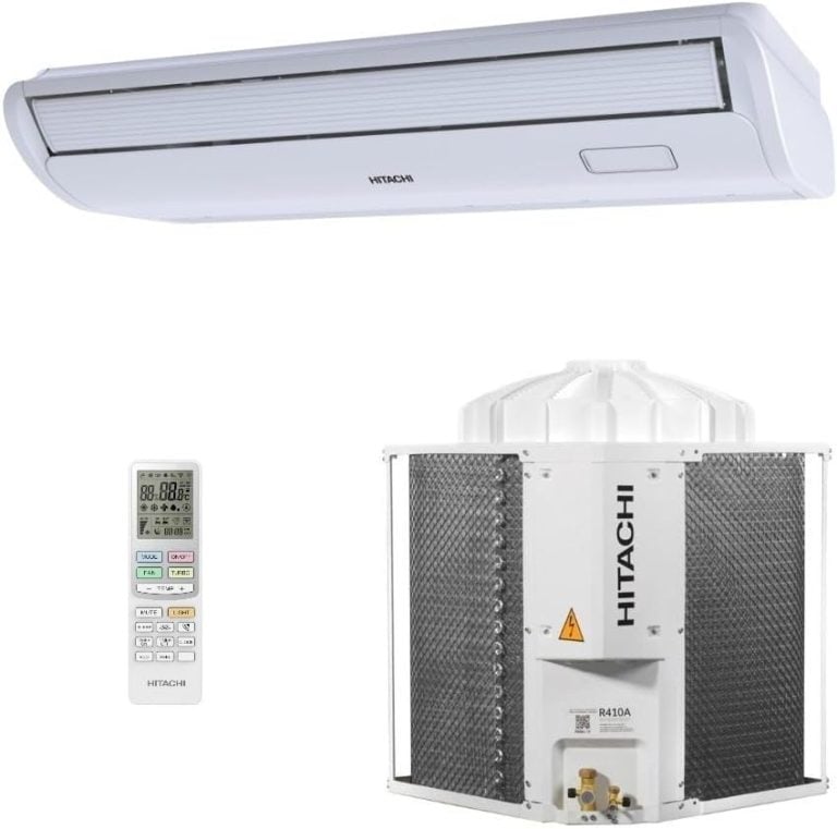 Nome: Ar-Condicionado Split Piso Teto Hitachi Air Core 58.000 BTUs Só Frio 220V Trifásico Descrição: Ar-Condicionado Split Piso Teto Hitachi Air Core 58.000 BTUs Só Frio 220V Trifásico Atributos Físicos: - Cor: Branco - Dimensões: 68 cm de profundidade x 158 cm de largura x 23 cm de altura - Peso: 51 kg Especificações Técnicas: - Capacidade: 58.000 BTUs (Unidades térmicas britânicas) - Potência: 5230 watts - Voltagem: 220 Volts - Eficiência: F - Consumo anual de energia: 1318 kWh por ano - Nível de ruído: 57 dB - Tipo de instalação: Split - Componentes incluídos: RAP60I5F | RPC60I3P Marca: Hitachi Modelo: RAP60I5F | RPC60I3P Data de Disponibilidade: 17 janeiro 2024 ASIN: B0D74YT3L2 Não funciona a bateria ou pilha. Controle remoto visível incluído. Refrigerante: R410A.