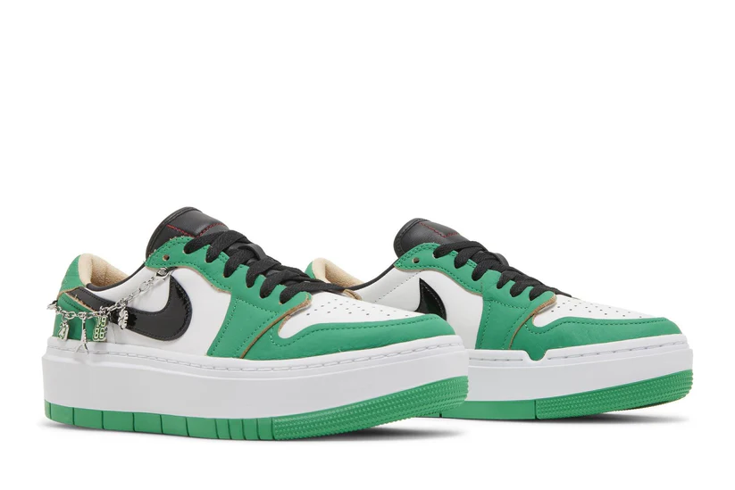 tenis air jordan 1 elevate low se lucky green verde 164588