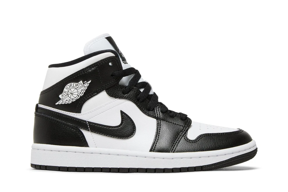 tenis air jordan 1 mid panda preto 226226