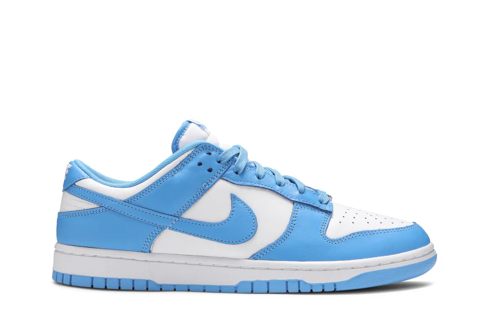 tenis nike dunk low university blue azul 815727