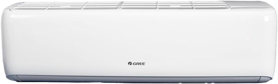 Unidade interna branca do Ar Condicionado Split Hi Wall Gree G-Top Auto Inverter 24.000 Btus vista frontal