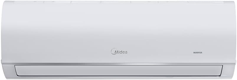 Unidade interna branca do ar condicionado Split Hi Wall Midea Connect Inverter 12000 Btus