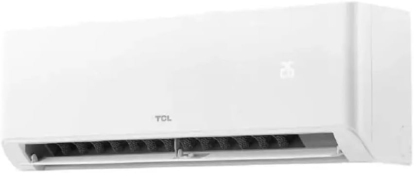 Unidade interna vista lateral do ar condicionado split TCL T-Pro 2.0 Inverter 12.000 Btus.