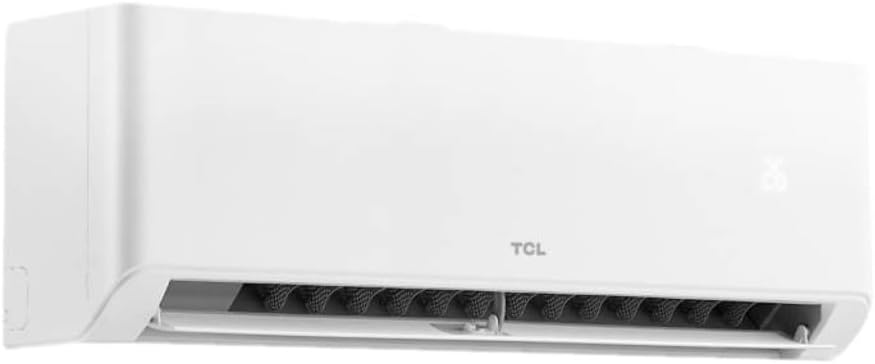 Unidade interna lateral do Ar Condicionado Split TCL T-Pro 2.0 Inverter 9000 Btus com saída de ar aberta