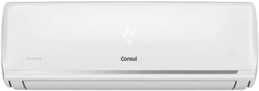Unidade interna branca do ar condicionado split Consul 9000 BTU vista frontal