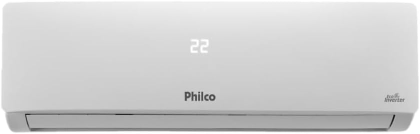 Unidade interna do ar-condicionado split Philco PAC9FB com display digital