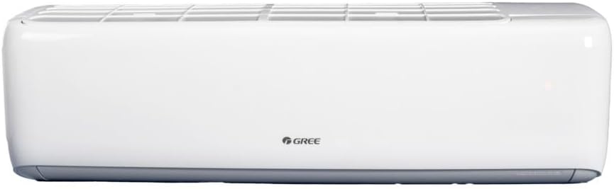 Unidade interna branca do ar condicionado split Gree G-Top 9000 BTU, vista frontal.