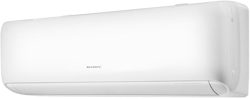 Unidade interna branca do ar condicionado split Gree G-Top vista frontal.