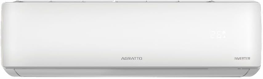 Unidade interna branca do ar condicionado Split Agratto 24000 Btus inverter